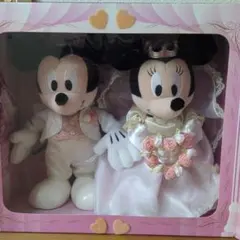 ブライダルミッキー&ミニー　洋装　結婚式　ホワイト