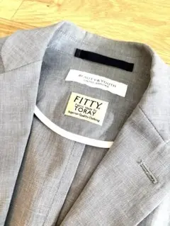 【美品】UNITED ARROWS グレー セットアップ スーツ メンズ S