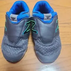 New Balance キッズシューズ グレー/ブルー