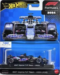★ ホットウィール F1 BWT アルピーヌ F1 チーム A524 #10
