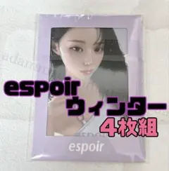espoir エスポア ウィンター トレカ 4枚セット 新品未開封