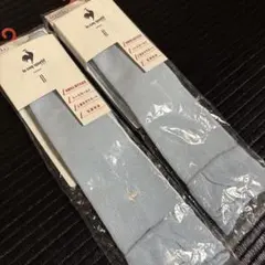 le coq sportif レディース ゴルフソックスライトブルー 2足