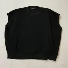 mizuiroind ミズイロインド コクーンベスト ニットベスト ブラック F