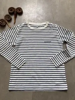 mont-bell キッズ ストライプ 長袖カットソー 130cm