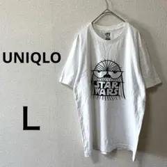UNIQLO UT STAR WARS グラフィック Tシャツ ホワイト　Ｌ