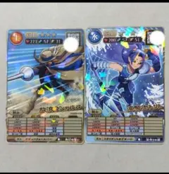 オレカバトル２　放浪のシャルル、波騎士トリト　２枚セット　コロコロコミック　付録