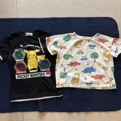 s66 ポケットモンスター&韓国のTシャツセット 120cm