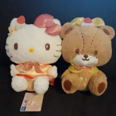 ハローキティ きらきらおやつタイムBIGぬいぐるみセット タイニーチャム