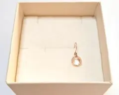 K10 ゴールド フックピアス 片耳