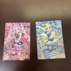 ひみつのアイプリ　ひまりフィーバーデビルピンク みつきフィーバーエンジェルブルー