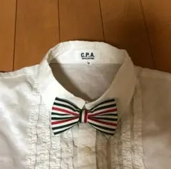 オーダー蝶ネクタイ/赤緑白ボーダー