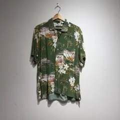 Gitman Bros 半袖シャツ Mグリーン アロハシャツ