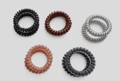 【最安値】スプリングヘアゴム 10本まとめ売り跡がつかない 大人カラー 大容量のサムネイル