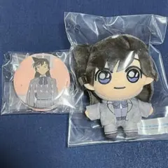 毛利蘭 ぬいぐるみ 缶バッジ セガラッキーくじ 名探偵コナン 隻眼の残像