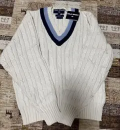 90s POLO SPORTハンドニットセーター デッドストック ラルフローレン