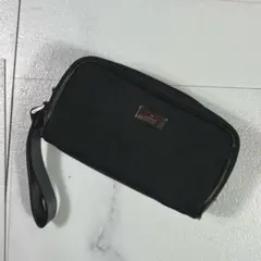 未使用級 GUCCI グッチ ストラップポーチ 化粧ポーチ ブラック 黒