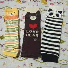 美品　ベビー用　レッグウォーマー 3点セット　新品あり