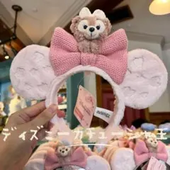 新❣️香港ディズニー　ミニーマウスとシェリーメイカチューシャ