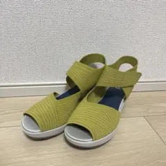 fitfit 厚底ニットアンクルサンダル