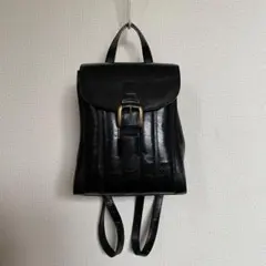 革製 ブラック リュック
