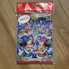 新品未開封　東京ディズニーシー　クリスマス2013 クリアファイル5枚セット
