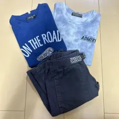 男の子Tシャツ×ズボン　3枚セット120cm