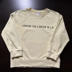 ZARA 長袖スウェットシャツ　 134 イエロー