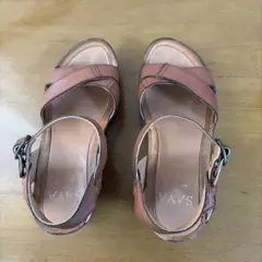 SAYA 厚底本革サンダルのサムネイル