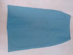 IKKA ロングタイトスカート ブルー Lサイズのサムネイル