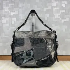 Coach patchwork one shoulder bag