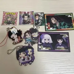 鬼滅の刃 ラバーキーホルダー・ステッカーセット