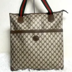 【美品】オールドグッチ シェリーライン GGスプリーム トートバッグ