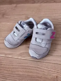 New Balance キッズスニーカー グレー/ピンク