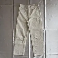 UNIQLO ユニクロ コーデュロイパンツ オフホワイト 白 Sサイズ 22