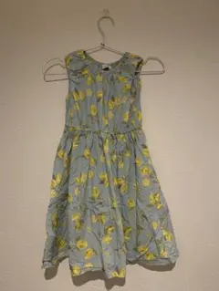SERAPH 水色レモン柄ワンピース 130