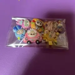 かわいいキャラクター デコレーションパーツ 6個入り
