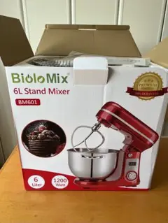 X122-1 BioloMix スタンドミキサー BM-785LB レッド X122-1 BioloMix スタンドミキサー BM-785LB レッド Biolomix