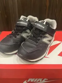 New Balance 996 スニーカー ベルクロ ブラック 18cm