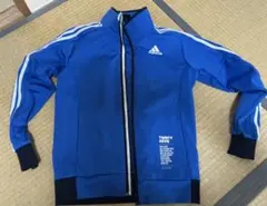 adidas 青 ジャージ Sサイズ（160）