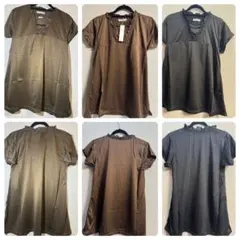 3色セット Collection フリル付き 半袖 チュニック M~Lサイズ③