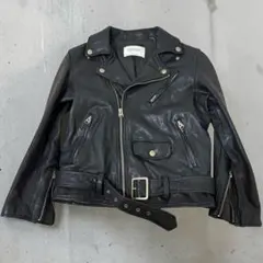 beautiful peopleライダースジャケット130 羊革　レザー　y2k