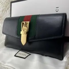 正規品　美品　グッチ財布　グッチシェリーライン　グッチホースビット　シルヴィ