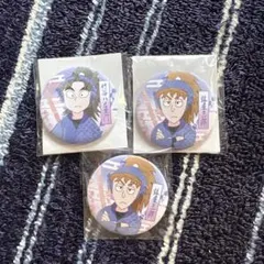 忍たま乱太郎 カミアニTOUCH 和紙風缶バッジ 竹谷八左ヱ門 鉢屋三郎