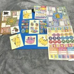 平成レトロ ポケットモンスター ステッカー シールセット売り