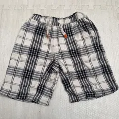 branshes 120サイズ チェック柄ハーフパンツ