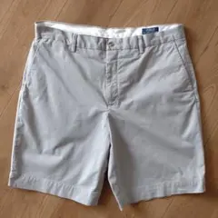 POLO CLASSIC CHINO/チノショートパンツ/グレー/古着/W36
