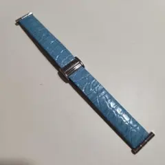 ブシュロンリフレ Sサイズ クロコ レザーベルト 金具シルバー ライト