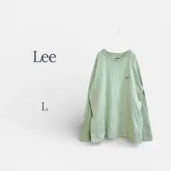 Lee リー トップス ユニセックス カットソー 長袖 ロンT カジュアル L