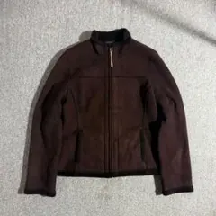 COMME CA ISM スウェードジャケット 裏ボア ブラウン archive