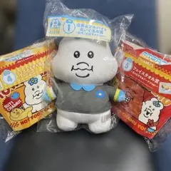 んぽちゃむエンタメくじ　ぬいぐるみ賞　ヘェイスタオル賞